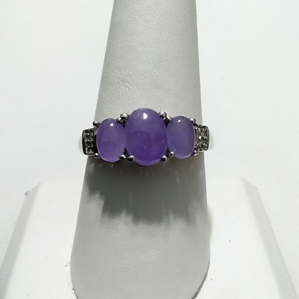 Jade and Diamond Ring